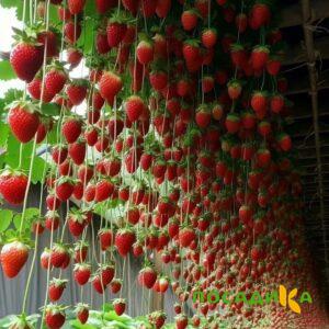 Клубника ампельная Анастасия купить по цене от 370р. в интернет-магазине «Посадика» с доставкой почтой в в Яхромае и по всей России – [изображение №1].